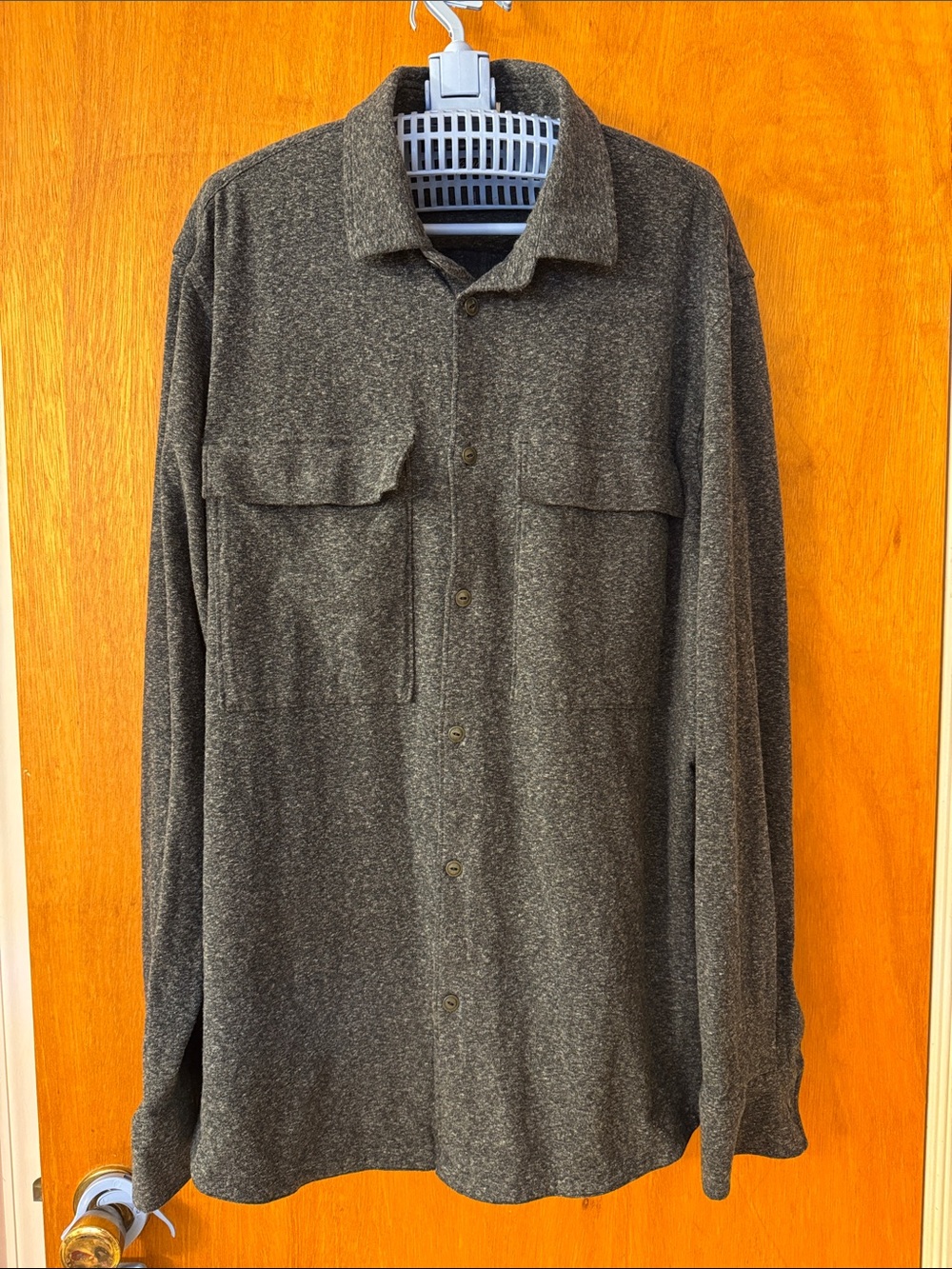 Good Man Brand Men's Dark Heather Gray Shirt Jacket
